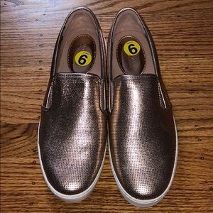 Michael Kors Shoes - Michael Kors MK Slip-On Sneakers Rose Gold Keaton Michael Kors Shoes - Michael Kors MK Slip-On Sneakers Rose Gold Keaton